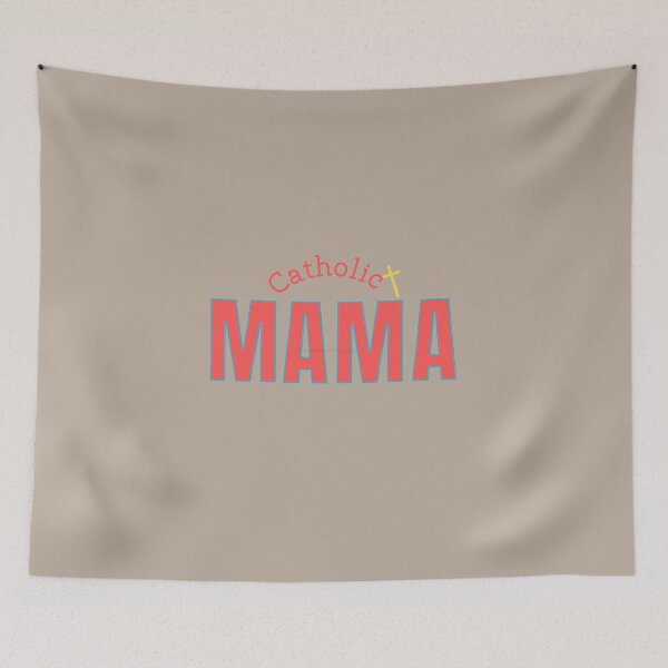 Item preview, Catholic Mama-Red designed and sold by LovesLuLu.