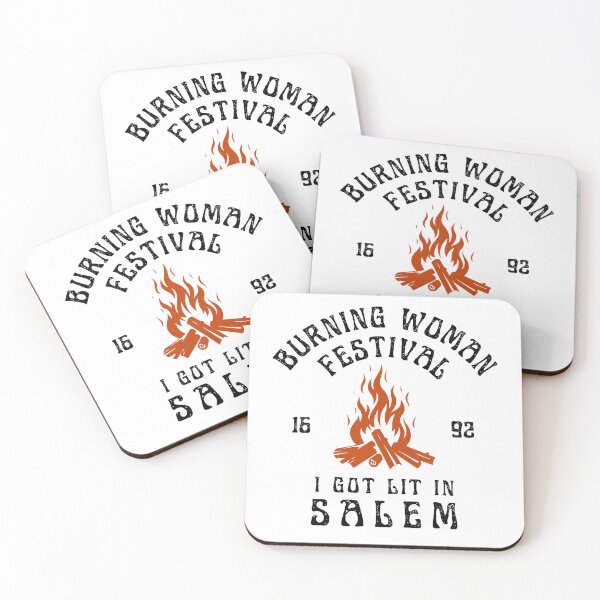 Item preview, Burning Woman Festival Salem 1692 (black and orange) designed and sold by deathxdesign.