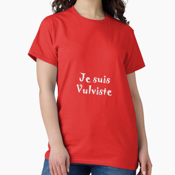 Aperçu de l'œuvre Je suis Vulviste (Lettrage blanc) créée et vendue par Martin Boisvert.