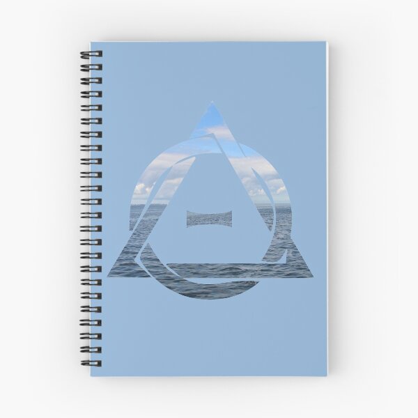 Item preview, Theta-Delta Therian Symbol Therianthropy NATURE THEME SEA WATER designed and sold by PD Therian.