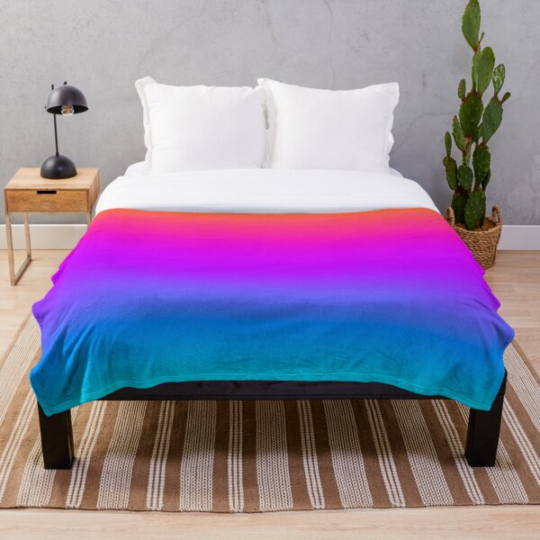 Artikelvorschau, Blau Lila Orange Aqua Ombre entworfen und verkauft von UViolet.