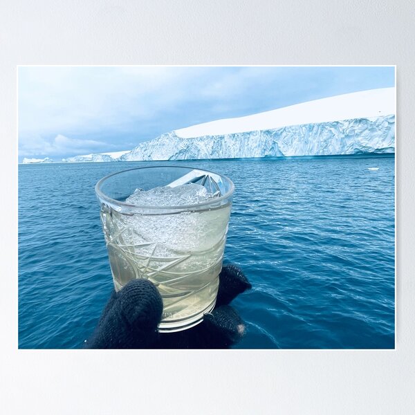 Item preview, Cheers! Drifting Iceberg In The Blue Arctic Ocean designed and sold by GraTEEtude.