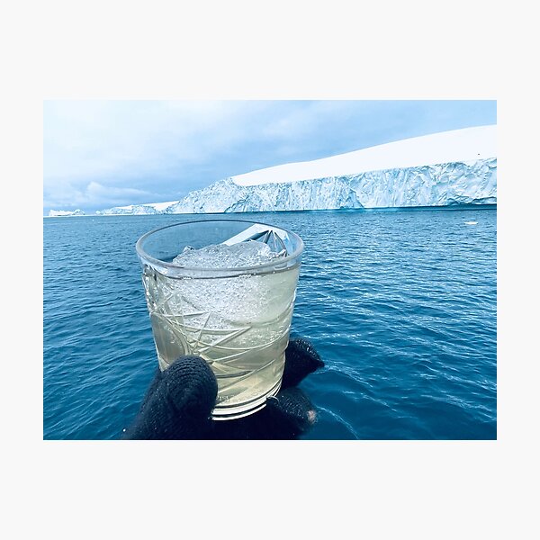 Item preview, Cheers! Drifting Iceberg In The Blue Arctic Ocean designed and sold by GraTEEtude.