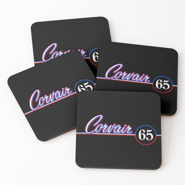 Item preview, 1965 Corvair Monza Corsa 500 Script Year of Make red white blue designed and sold by FlatSixGraphics.