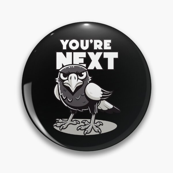 Item preview, Swooping Magpie - angry Australian magpie will swoop you  designed and sold by messy-nessie.