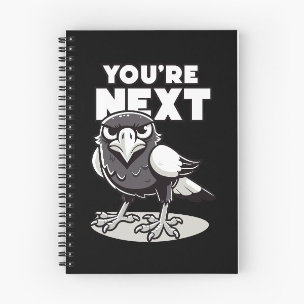 Item preview, Swooping Magpie - angry Australian magpie will swoop you  designed and sold by messy-nessie.
