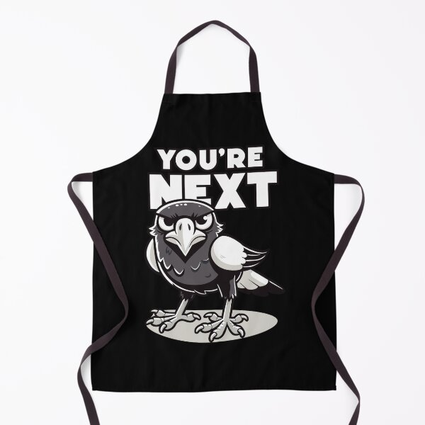 Item preview, Swooping Magpie - angry Australian magpie will swoop you  designed and sold by messy-nessie.