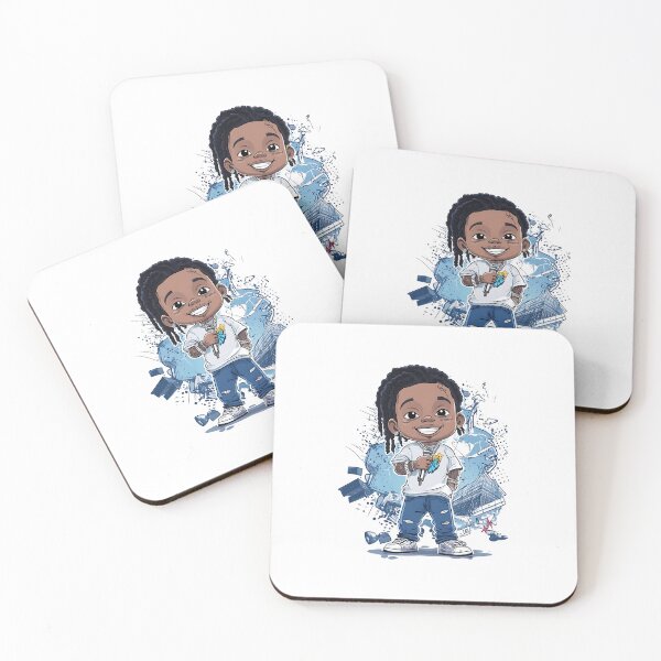 Item preview, Lil Durk as cartoon designed and sold by Ragil-Studio.