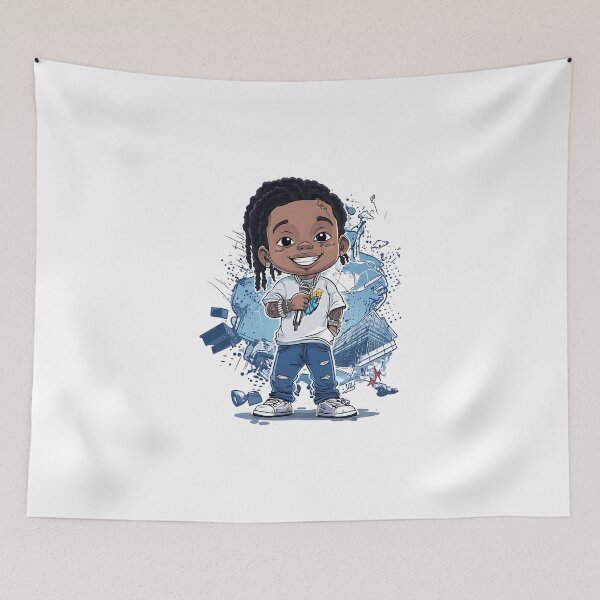 Item preview, Lil Durk as cartoon designed and sold by Ragil-Studio.