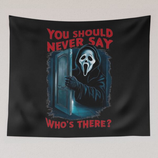 Artikelvorschau, Du solltest niemals sagen, wer da ist? Ghostface Scream Movie entworfen und verkauft von Vicky021.