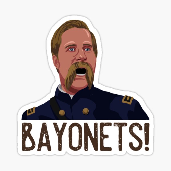 BAYONETS! Joshua Chamberlain Gettysburg Sticker