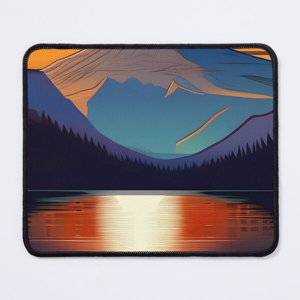 Item preview, Moonlit Mountains and Reflections designed and sold by The Printery.