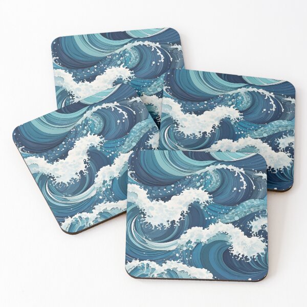 Item preview, Ocean Wave Pattern designed and sold by Mais80.