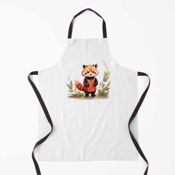 Item preview, Cute red panda in boho outfit designed and sold by Victoria Riabov.