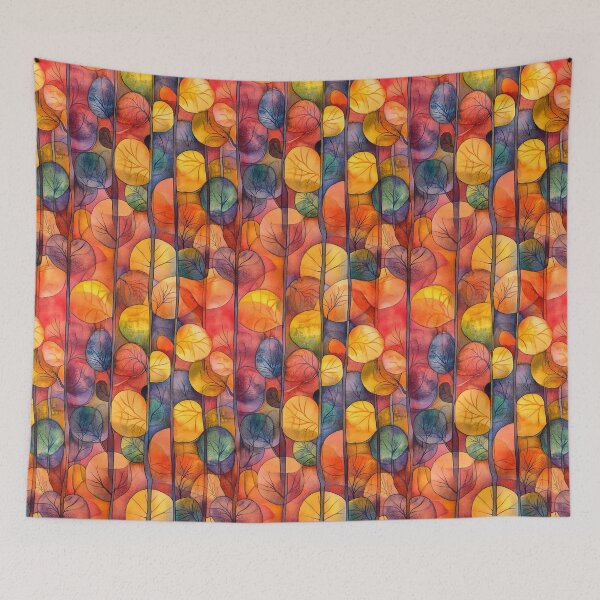 Item preview, Folinda - Brightly colored autumn pattern (2/4) designed and sold by sabantha.