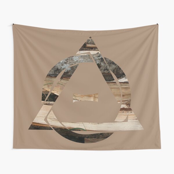 PD (ytb) Theta-Delta Therian Symbol WHITE Tapestry Christmas Tapestries