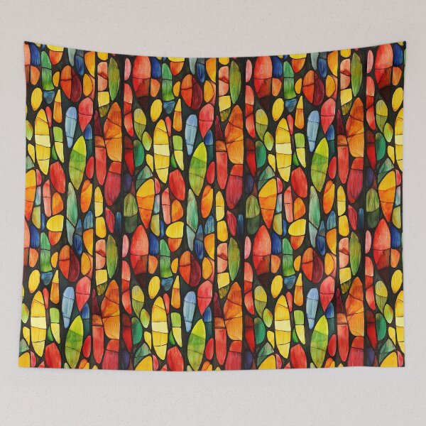 Item preview, Folinda - Brightly colored autumn pattern (3/4) designed and sold by sabantha.