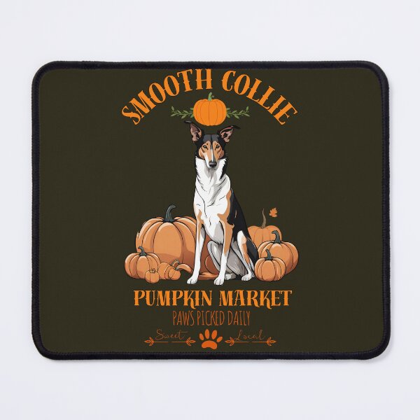 Item preview, Pumpkin Market:smooth collie  with Pumpkins and Seasonal Text designed and sold by GoodyPaws.