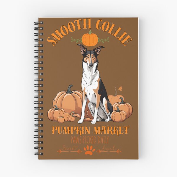 Item preview, Pumpkin Market:smooth collie  with Pumpkins and Seasonal Text designed and sold by GoodyPaws.
