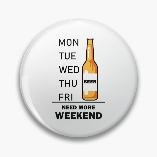 Item preview, want to drink beer every weekend, cartoon funny beer bottle, weekend funny. designed and sold by stylegoose.