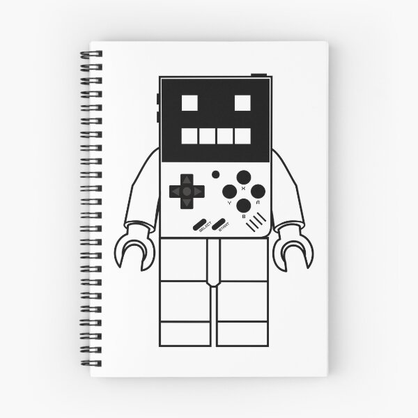 Item preview, Miyoo Minifig - Retro Gamer Man - Black Outline designed and sold by RetroGDesigns.