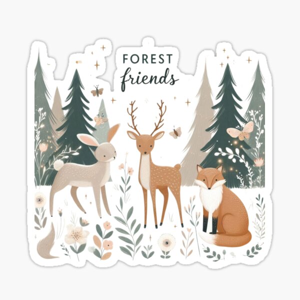 Item preview, Animal friends of the forest designed and sold by citmgpod.