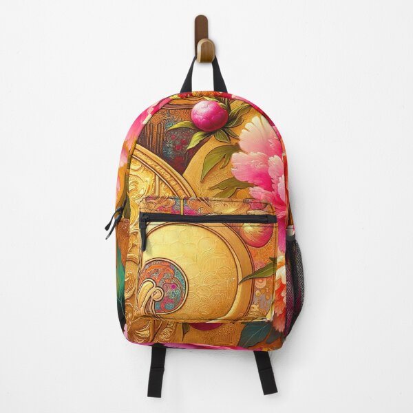 Item preview, Alphonse Mucha Pink Peonies designed and sold by maniacfitness.