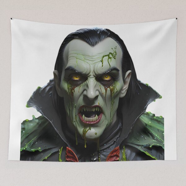 Item preview, Green Slimy Count Dracula designed and sold by BougieSouthern.
