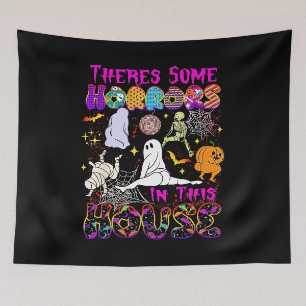 Item preview, There's Some Horrors In This House Ghost Pumpkin Halloween designed and sold by SavannalCronam.