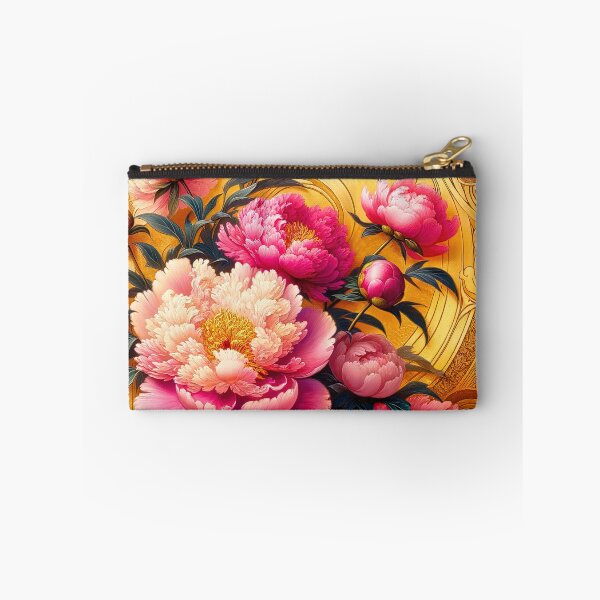Item preview, Pink Peonies Alphonse Mucha designed and sold by maniacfitness.