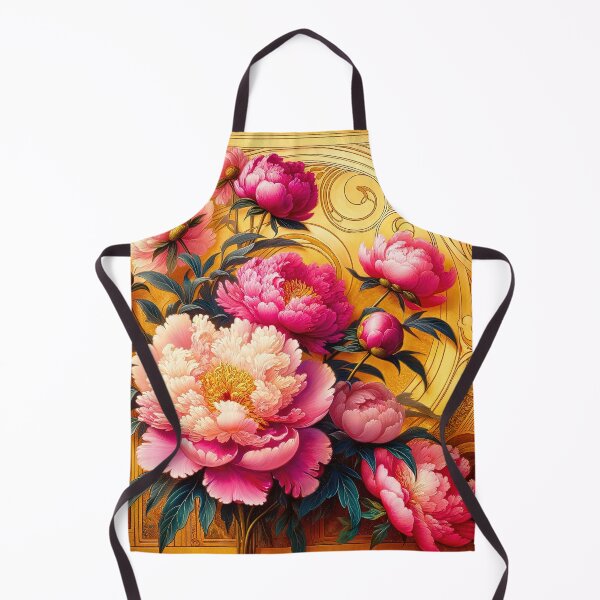 Item preview, Pink Peonies Alphonse Mucha designed and sold by maniacfitness.