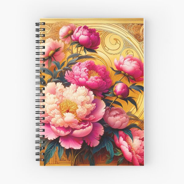 Item preview, Pink Peonies Alphonse Mucha designed and sold by maniacfitness.
