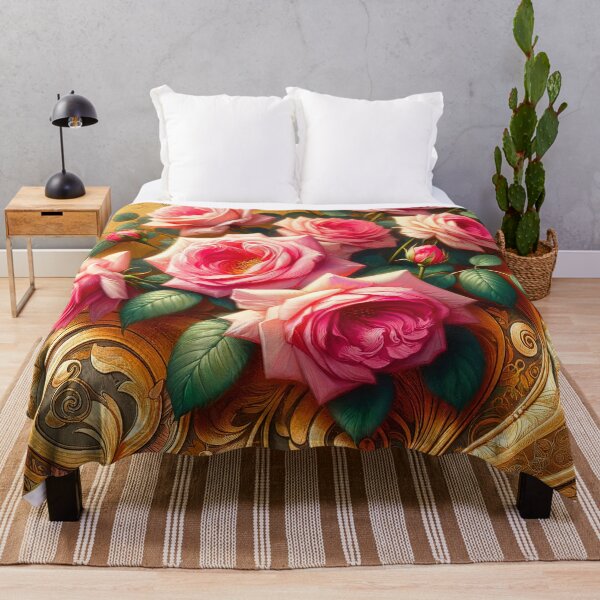 Item preview, Mucha Pink Roses designed and sold by maniacfitness.