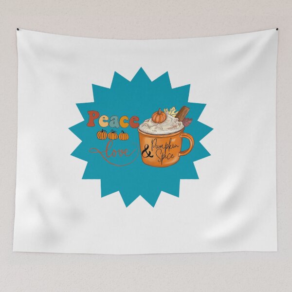 Item preview, Peace, Love, and Pumpkin Spice designed and sold by TShirtCrafters.