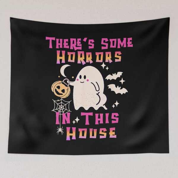 Item preview, There's Some Horrors In This House Halloween Funny Pumpkin designed and sold by SavannalCronam.