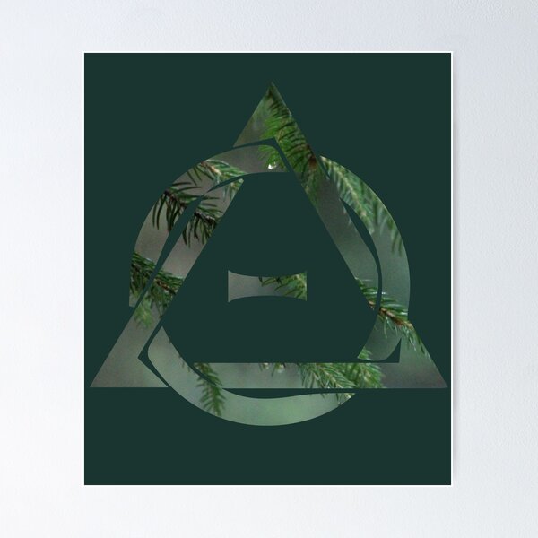 Theta-Delta Therian Symbol Therianthropy NATURE THEME MOSS STONES