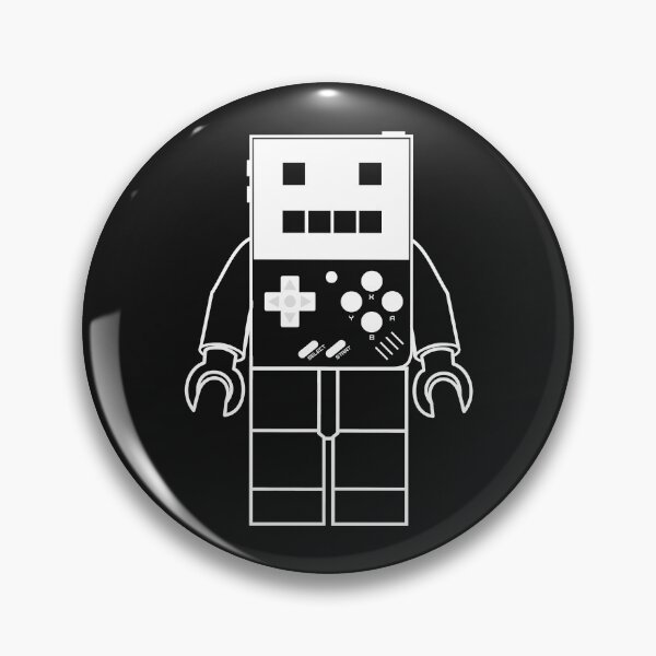 Item preview, Miyoo Minifig - Retro Gamer Man - White Outline designed and sold by RetroGDesigns.