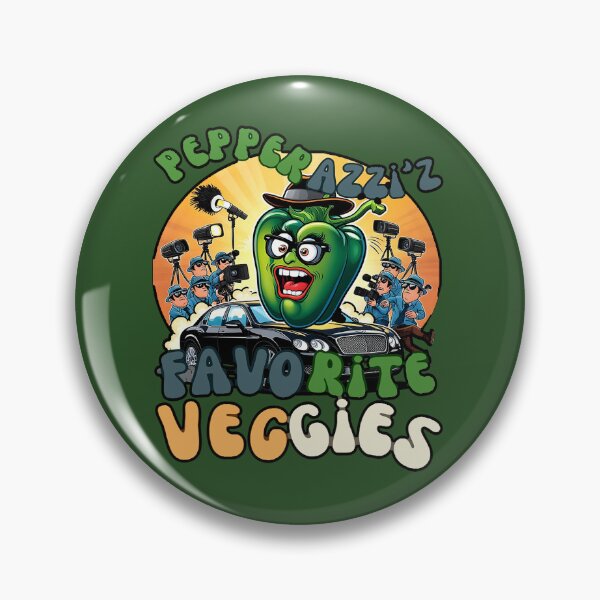 Item preview, Green Bell Pepper's Day - Pepperazzi'z Favorite Veggies Humor Design designed and sold by jteart.