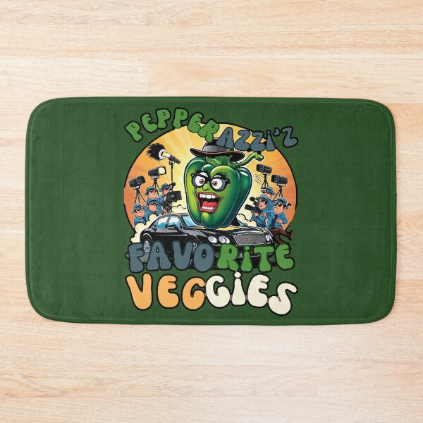 Item preview, Green Bell Pepper's Day - Pepperazzi'z Favorite Veggies Humor Design designed and sold by jteart.