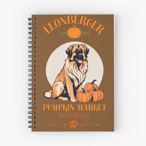 Item preview, Pumpkin Market: leonberger with Pumpkins and Seasonal Text designed and sold by GoodyPaws.