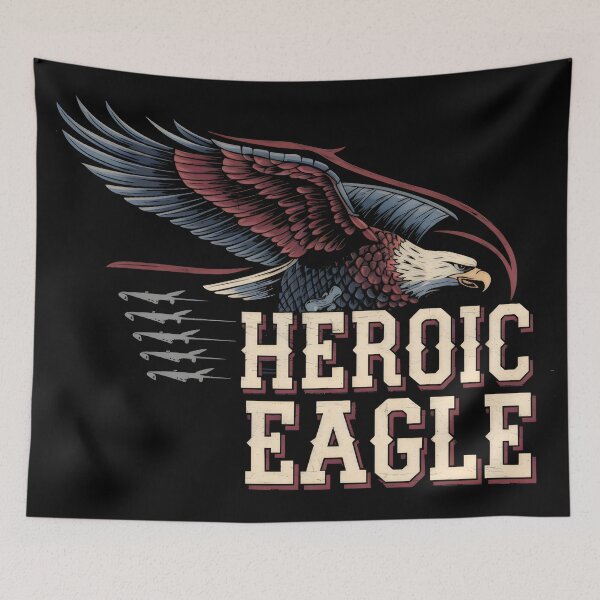 Item preview, Vintage WW2 Aircraft Nose Art - Heroic Eagle designed and sold by zarshirts.