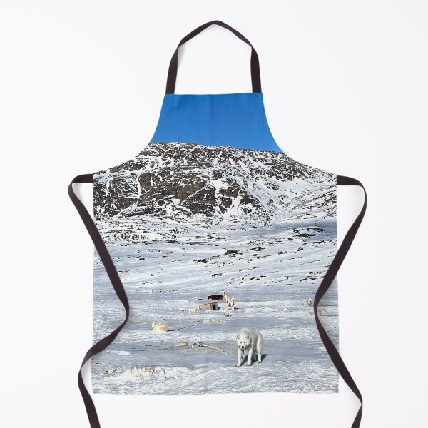 Item preview, Greenland Sisimiut Dog Town Arctic Landscape designed and sold by GraTEEtude.