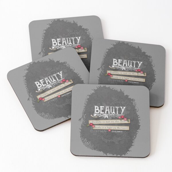 Item preview, Beauty quote on splotch designed and sold by Melli M Designs.