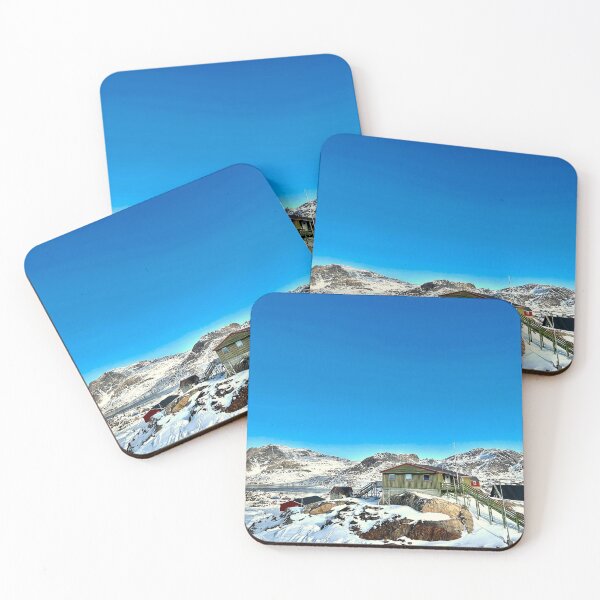 Item preview, Scenic Arctic Landscape With Clear Blue Sky In Sisimiut Greenland designed and sold by GraTEEtude.