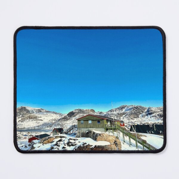 Item preview, Scenic Arctic Landscape With Clear Blue Sky In Sisimiut Greenland designed and sold by GraTEEtude.