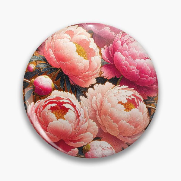 Item preview, Alphonse Mucha Pink Peonies designed and sold by maniacfitness.