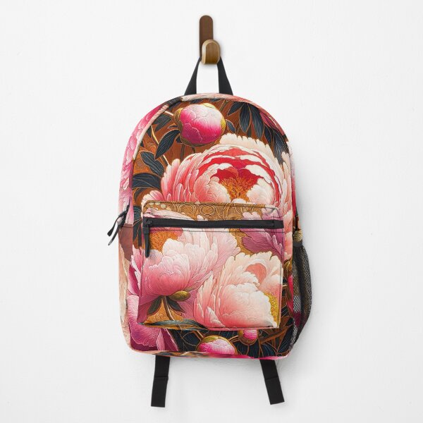 Item preview, Alphonse Mucha Pink Peonies designed and sold by maniacfitness.