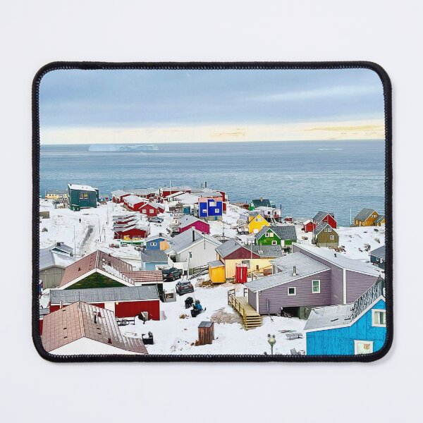Item preview, Colorful Houses of Arctic Greenland designed and sold by GraTEEtude.