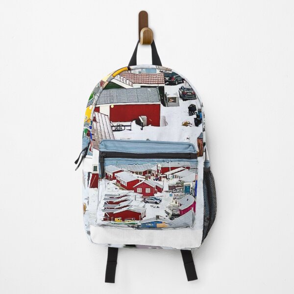 Item preview, Colorful Houses of Arctic Greenland designed and sold by GraTEEtude.