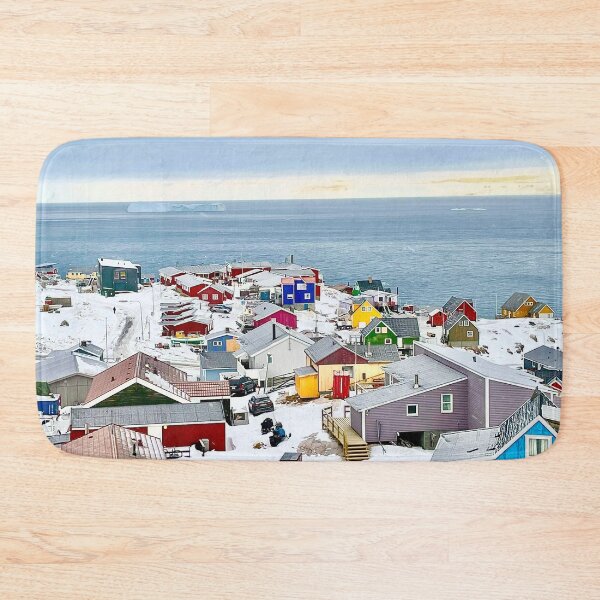 Item preview, Colorful Houses of Arctic Greenland designed and sold by GraTEEtude.